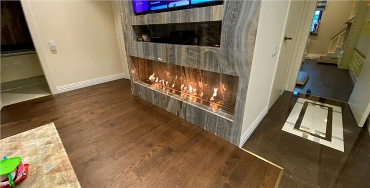Modern Design Ethanol Fireplace Living Room