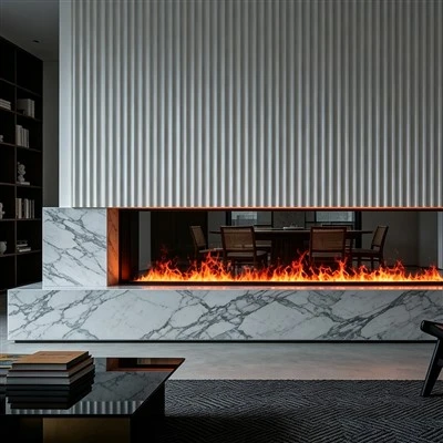 Electric Water Fire Place