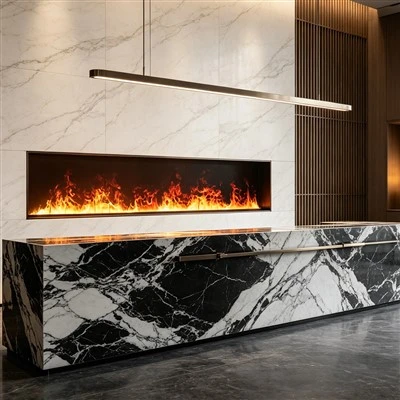 Electric Water Vapour Fire