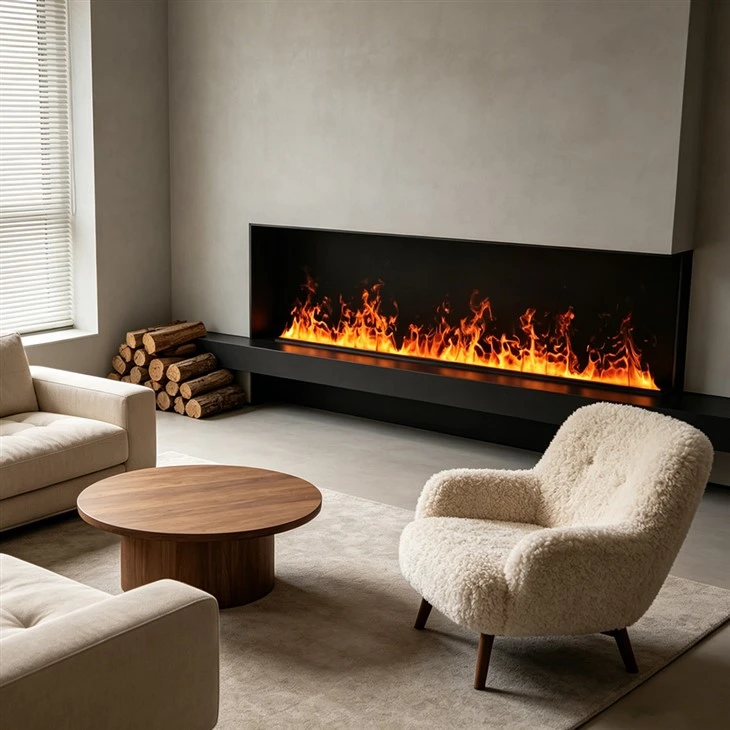 Water Fogging Fireplace